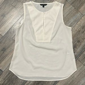 Banana Republic cream blouse